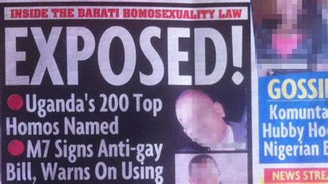 Uganda Tabloid Names 200 Top Homosexuals After Controversial Anti Gay