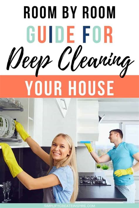 how to deep clean your entire house room by room guide