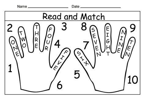 In these worksheets, students see three pictures and are asked to circle the picture that matches the word. 9 Best Images of Matching Numbers Worksheets With Words - Printable Number Words Worksheets ...