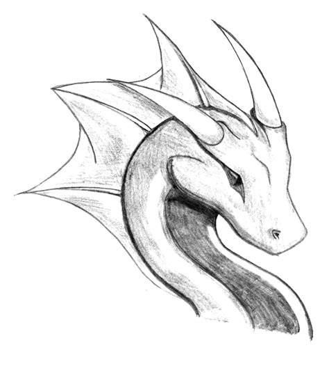 Dragon Dibujo A Lapiz Facil Para Niños Theneave