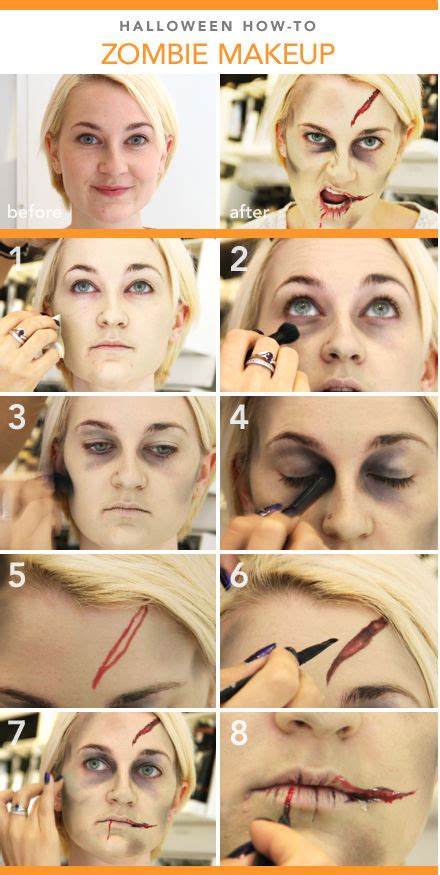 Are you a beginner in applying makeup? DIY Halloween Zombie Makeup Tutorial Pictures, Photos, and Images for Facebook, Tumblr ...