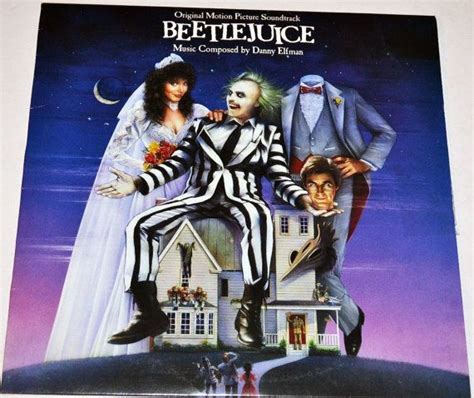 Vintage Beetlejuice Soundtrack Lp Record Vinyl Danny Elfman Etsy