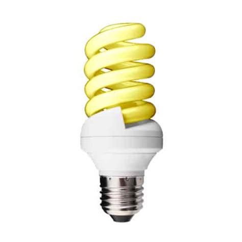 Yellow 11w Es E27 Spiral Cfl Energy Saving Light Bulb Uk Light Store