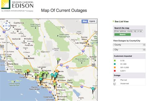 Fear And Loathing Power Outage Maps From Around The World