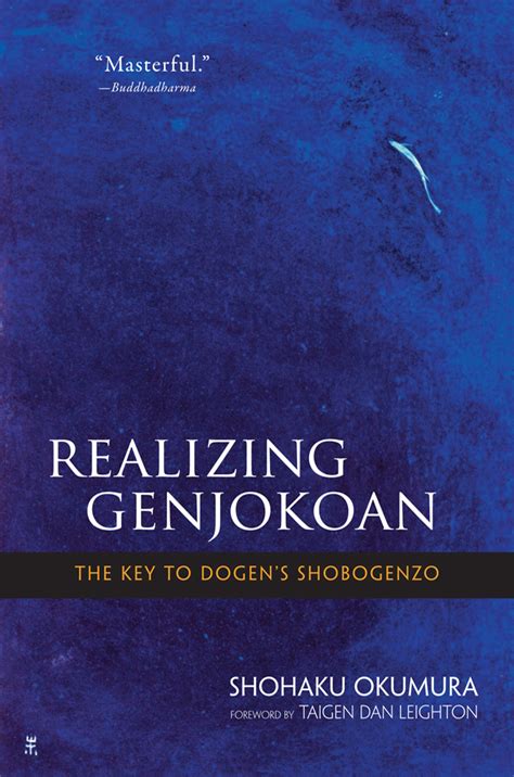 Realizing Genjōkōan The Wisdom Experience