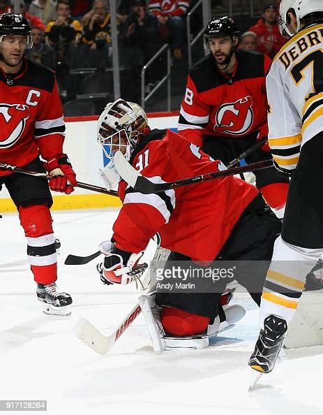 Eddie Lack Of The New Jersey Devils In His First Start As A Devil