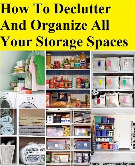 How To Declutter And Organize All Your Storage Spaces Organize