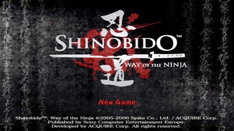 Shinobido Way Of The Ninja Playstation 2 Intro And Gameplay