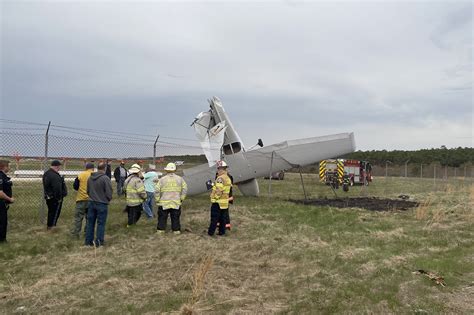 No Injuries After Small Plane Crashes At New Jersey Airport