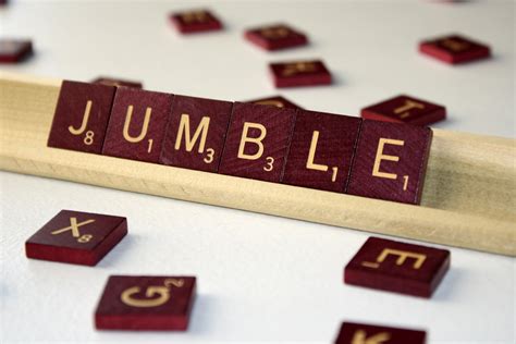 Jumble Free High Resolution Photo Of The Word Jumble Spelled In