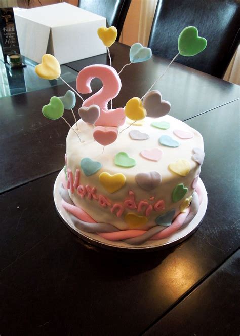 2nd Birthday Cake For Girls 2nd Birthday Sweet Cake Dartford Pre