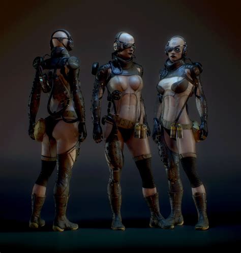Skull Unit Mgsv Cyberpunk Female Female Cyborg Cyberpunk Rpg Armor