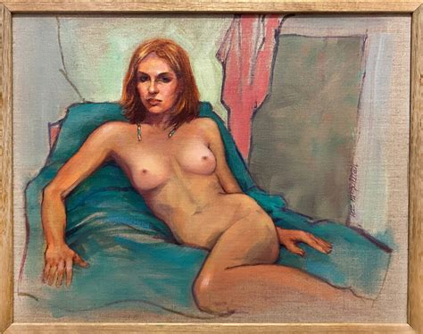 Female Nude On Turquoise ConsideredART