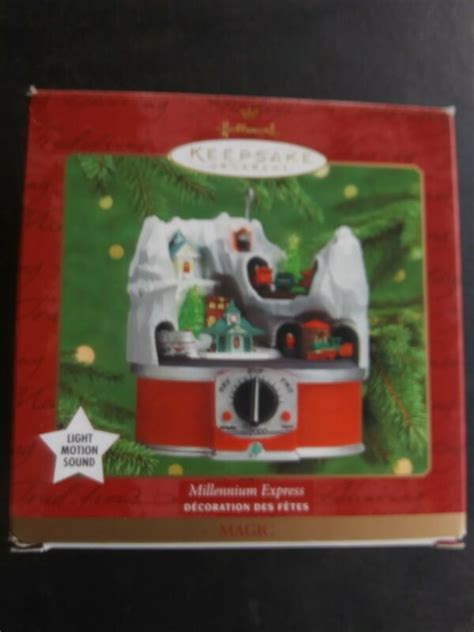 Hallmark Keepsake Ornament Millennium Express 2000 Magic Light Motion