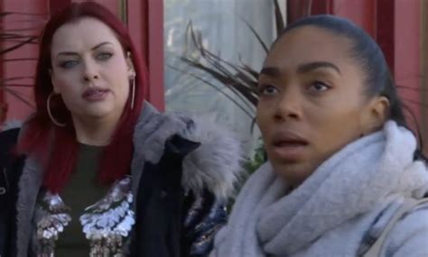 eastenders fans fear double murder for whitney and chelsea as gray is on to them daily star