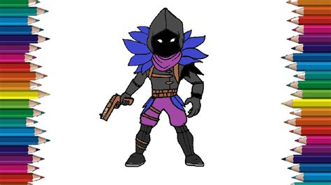 How To Draw Raven From Fortnite Step By Step For Beginners