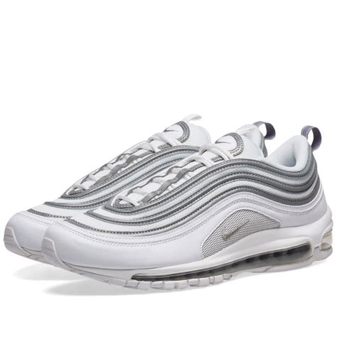 Nike Air Max 97 White Silver And Wolf Grey Nike