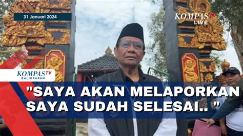 Mahfud Md Bawa Surat Untuk Presiden Soal Masa Depan Politiknya Youtube