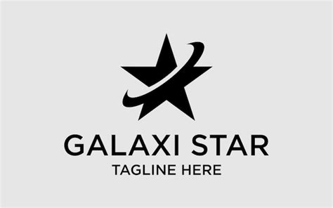 Premium Vector Design Logo Star Combination Galaxy
