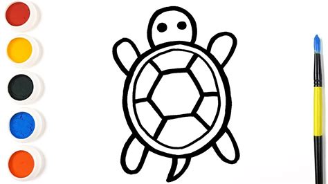 Dessin facile d une tortue par étapes comment dessiner une tortue