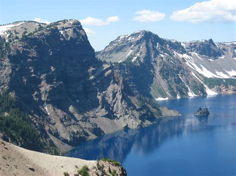 Crater Lake British Columbia Trip Scenery
