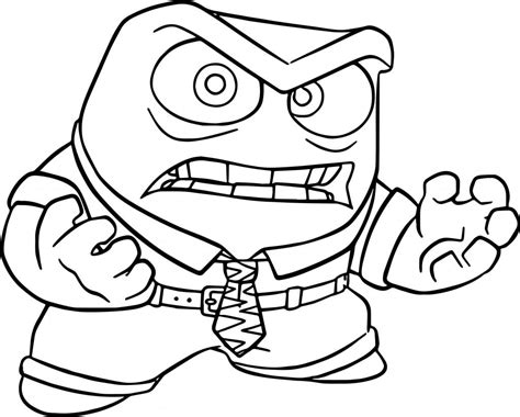 Anger Very Angry Coloring Pages Wecoloringpage