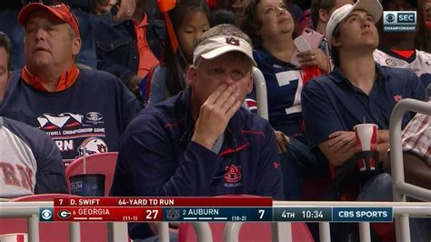 These Auburn Fans Were Quite Sad Losing To Georgia In The Seccg