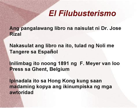 Saan At Kailan Isinulat Ni Rizal Ang El Filibusterismo Brainly Ph