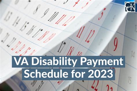 Va Disability Payment Schedule For 2023 Cck Law