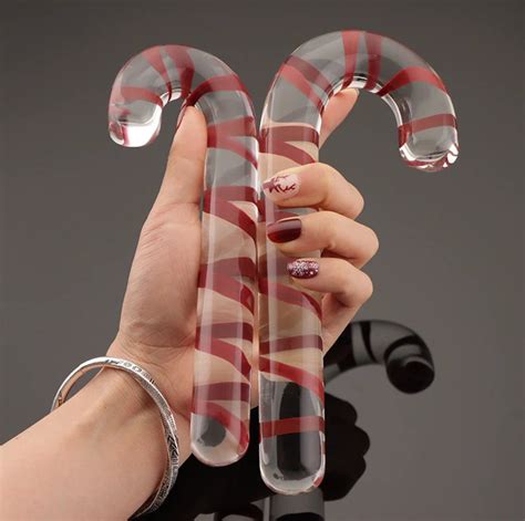 discreet candy cane glass dildo etsy norway