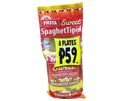 Fiesta Sweet SpaghetTipid 850g Fiesta Sweet Plus Parmesan Cheese