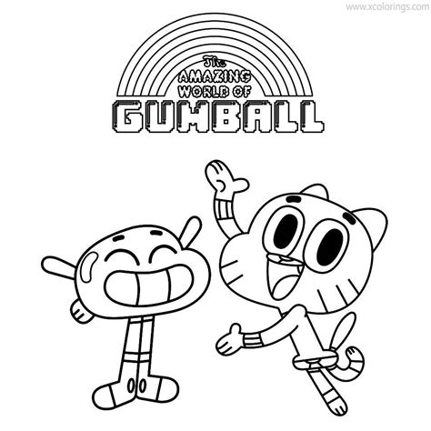 The Amazing World Of Gumball Coloring Pages Gumball Watterson