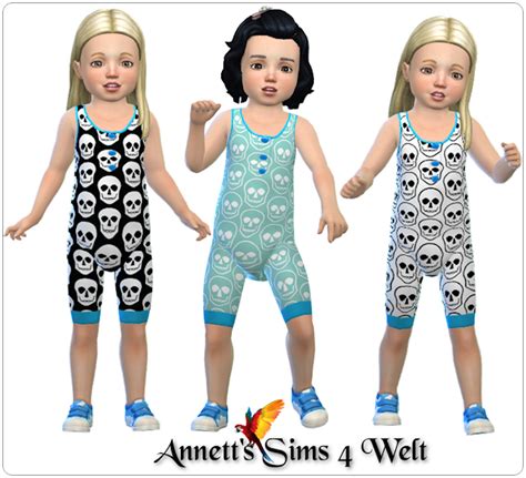 Annetts Sims 4 Welt Toddlers Underwear Bodysuits Nr 02