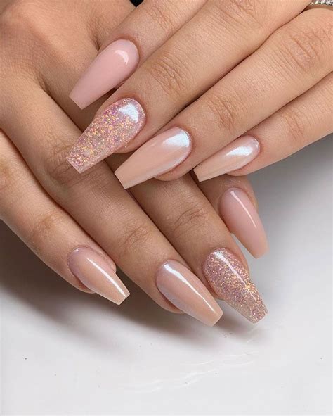 Nude Color Nails Coloring