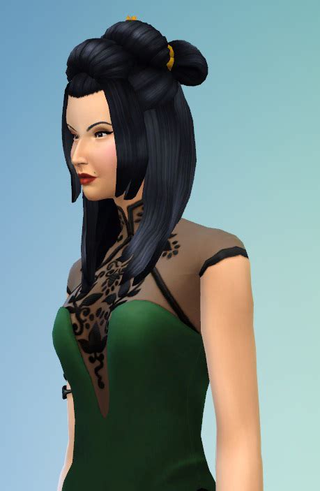 Birkschessimsblog Samurai Long Hairstyle • Sims 4 Downloads