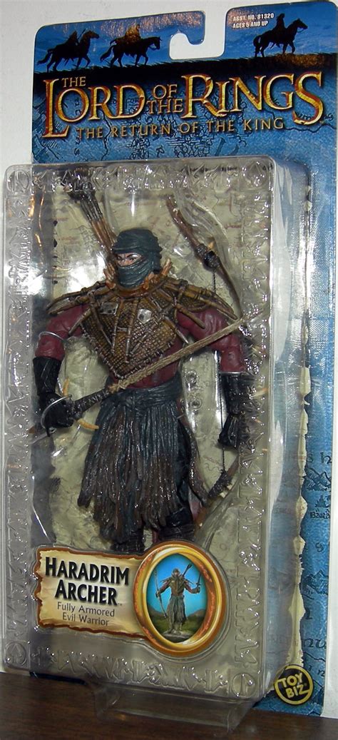 Haradrim Archer Figure Lord Rings Trilogy Toy Biz