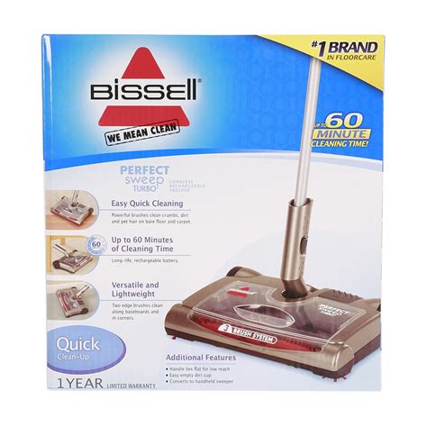 Perfect Sweep Turbo Cordless Rechargeable Sweeper Bissell Homecare