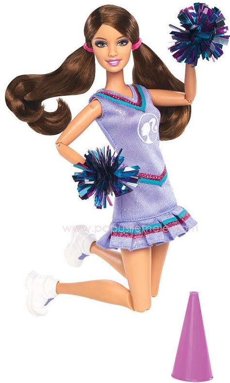 2014 I Can Be Cheerleader Brunette Barbie Doll Barbie Dolls