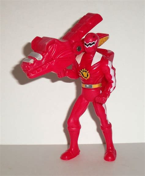 Mcdonald S Power Rangers Dinothunder Red Ranger Happy Meal Toy