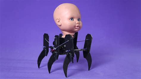 Diy Scary Spider Robot Walking Robot Halloween Youtube