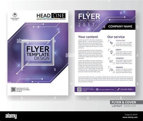 Multipurpose Corporate Business Flyer Layout Template Design Suitable