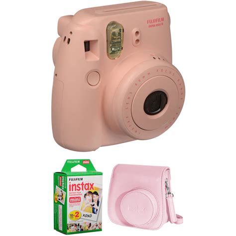 Fujifilm Instax Mini 8 Instant Film Camera Basic Kit Pink Bandh