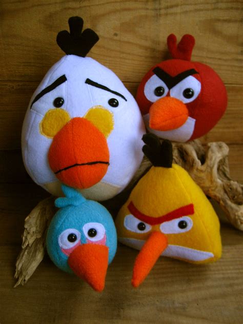 Kiras Crafty Life Blog Handmade Plush Angry Birds Set