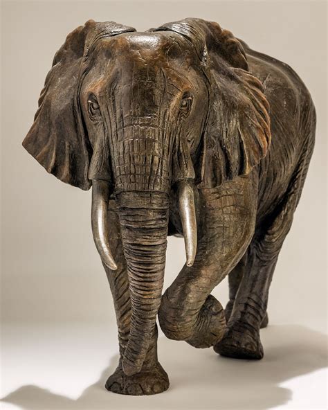 Bronze Elephant Sculpture Sold Out Nick Mackman Animal Sculpture