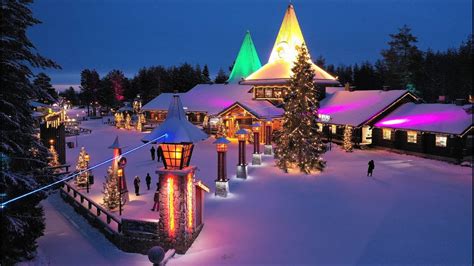 Village Du Père Noël En Laponie Et Message Du Papa Noël Rovaniemi