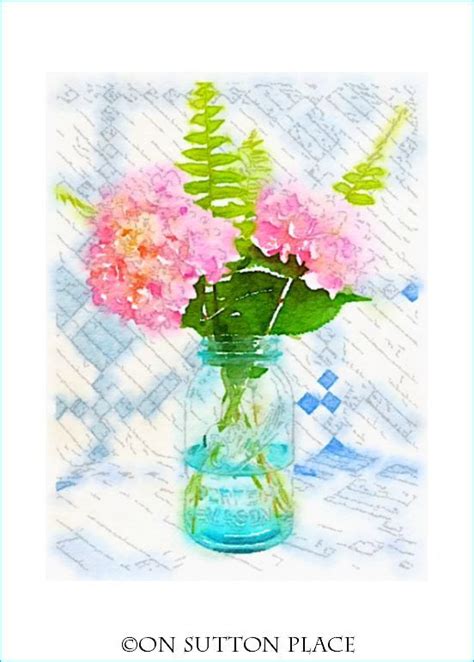 Summer Flower Watercolor Printables Printable Wall Art