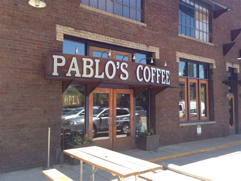 Menu Of Pablos Coffee Capitol Hill Denver