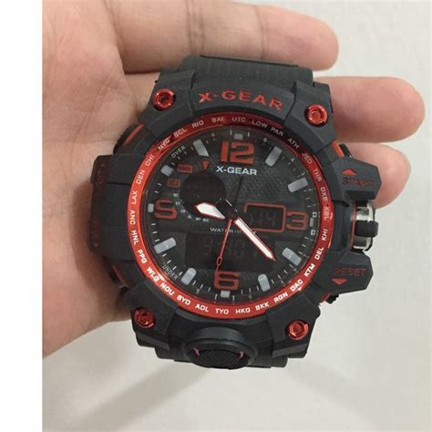 Since the gear s has a sim of its own, my calls, texts, and alerts transfer from my smartphone if you don't need the functionality i do and have a samsung phone the gear wearables work with, then there are other less expensive options for you to. X-GEAR ORIGINAL WATCH XG-827-2T BLACK W/ RED | Shopee Malaysia