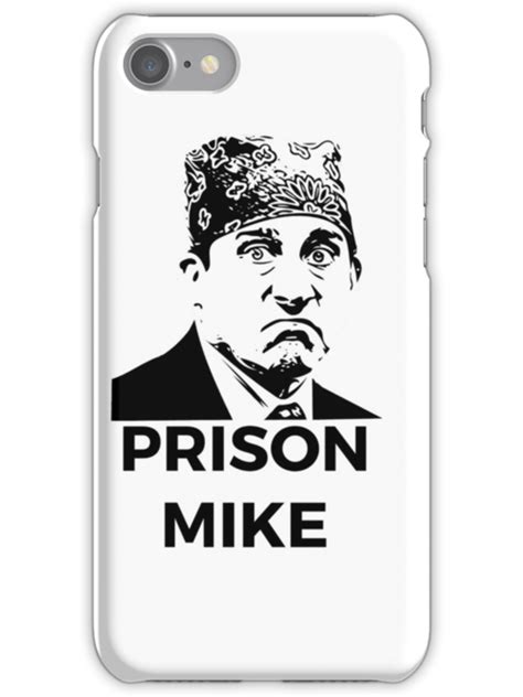 "Prison Mike - The Office (U.S.)" iPhone Cases & Skins by jeannieripley png image