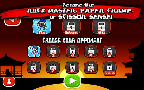 roshambo fighters rock paper scissors rps kung fu battle hadouken appstore for android